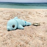 Dolphin Fidget Toy Keychain, Dolphin Gifts, 3D Printed Keyring, Under 5 pounds